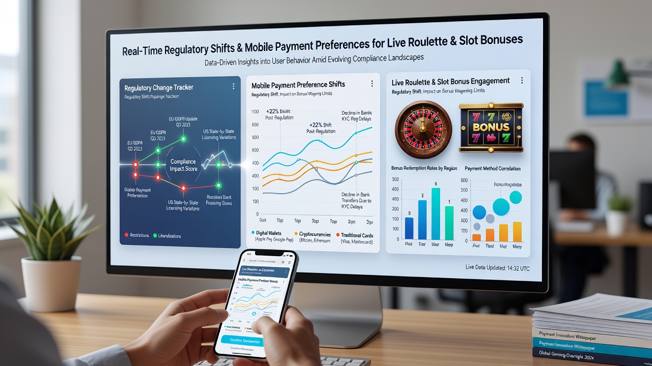 Mobile payment interfaces adapting to regulatory shifts for slot bonus claims